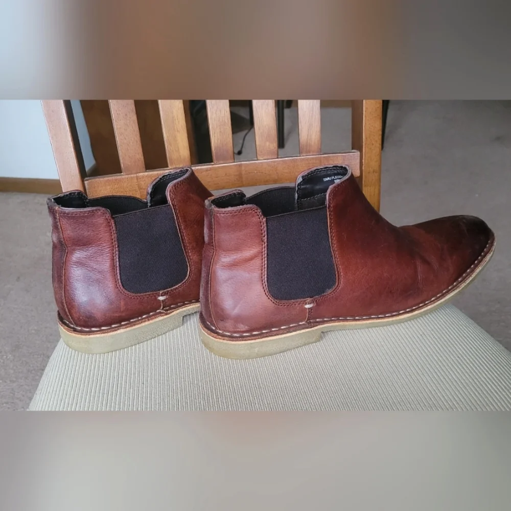 Kenneth Cole Reaction  Mens Brown Casual Dress Boots 9.5